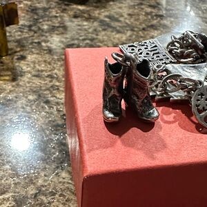 James Avery Silver Western Charm Bracelet